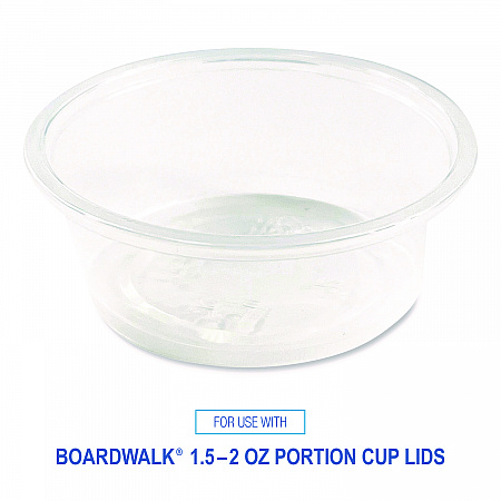Souffle/Portion Cups, 1.5 oz, Plastic, Translucent, 2,500/Carton (PRTN15TS)