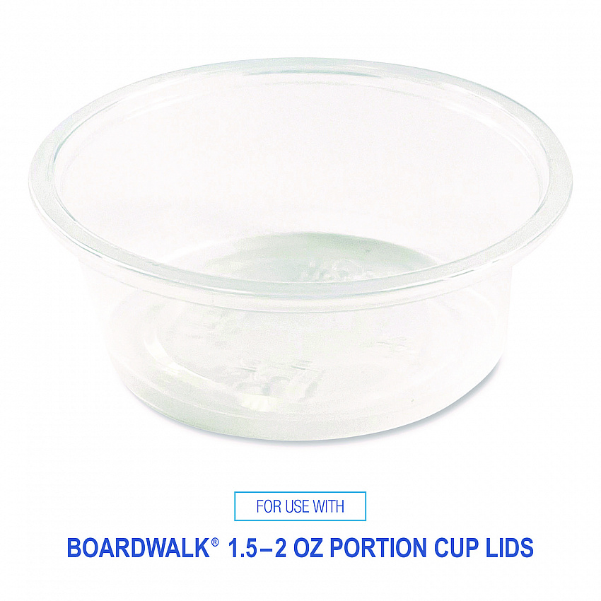 Souffle/Portion Cups, 1.5 oz, Plastic, Translucent, 2,500/Carton (PRTN15TS)