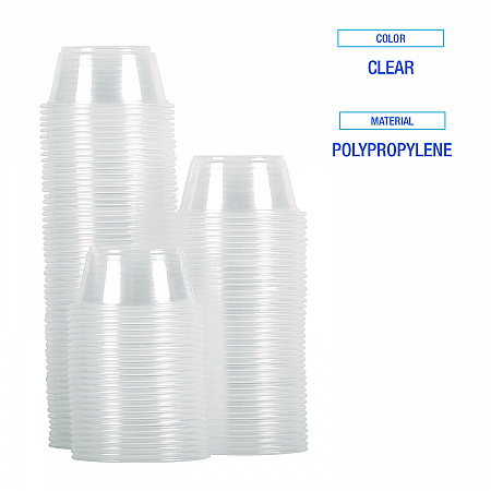 Souffle/Portion Cups, 1.5 oz, Plastic, Translucent, 2,500/Carton (PRTN15TS)