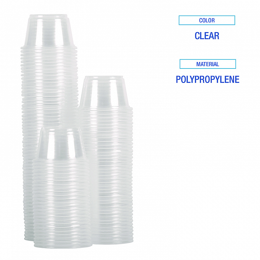 Souffle/Portion Cups, 3.25 oz, Plastic, Translucent, 2,500/Carton (PRTN325TS)