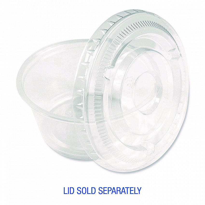 Souffle/Portion Cups, 3.25 oz, Plastic, Translucent, 2,500/Carton (PRTN325TS)