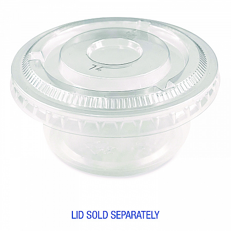 Souffle/Portion Cups, 3.25 oz, Plastic, Translucent, 2,500/Carton (PRTN325TS)