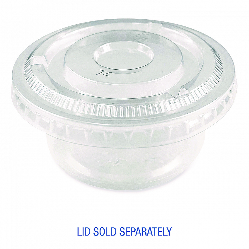 Souffle/Portion Cups, 3.25 oz, Plastic, Translucent, 2,500/Carton (PRTN325TS)