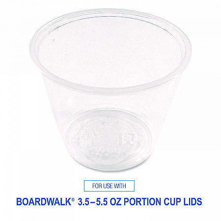 Souffle/Portion Cups, 5.5 oz, Plastic, Translucent, 2,500/Carton (PRTN55TS)