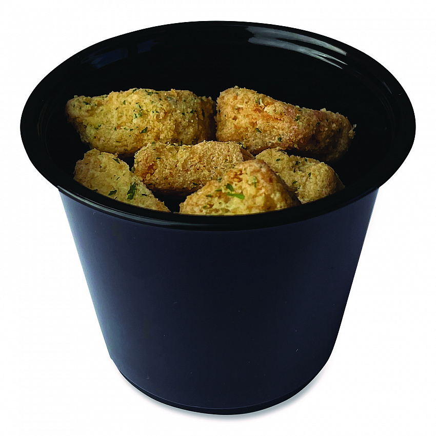Souffle/Portion Cups, 5.5 oz, Plastic, Black, 2,500/Carton (PRTN55BL)