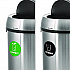 17 Gallon Stainless Steel Indoor Compost and Trash Station with Swivel Lid (47065L1COT)
