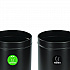 27 Gallon Black Stainless Steel Compost Bin and Trash Can (47527BLKCOT)