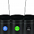 27 Gallon Black Stainless Steel Compost Bin, Recycling Can and Trash Receptacle (47527BLKRTCO)
