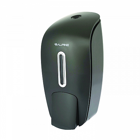 Surface Mounted Soap and Hand Sanitizer Dispenser, 27 oz, 4.1 x 4.6 x 9.6, Gray (ALP425GRY)
