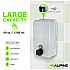 Vertical Manual Surface-Mounted Stainless Steel Liquid Soap Dispenser, 40 oz, 2.8 x 4.8 x 8.1, Brushed Stainless Steel (ALP423SSB)