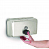 Horizontal Manual Surface-Mounted Stainless Steel Liquid Soap Dispenser, 40 oz, 2.8 x 8.1 x 4.8, Brushed Stainless Steel (ALP424SSB)