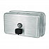 Horizontal Manual Surface-Mounted Stainless Steel Liquid Soap Dispenser, 40 oz, 2.8 x 8.1 x 4.8, Brushed Stainless Steel (ALP424SSB)