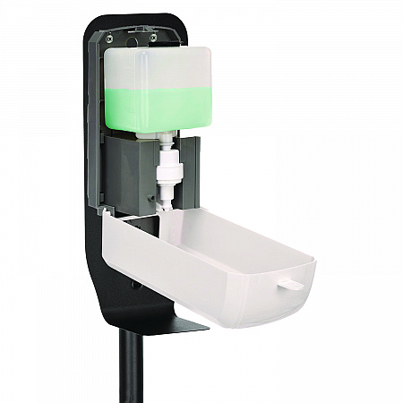 Automatic Foam Hand Sanitizer/Soap Dispenser with Floor Stand, 40 oz, 4.48 x 6 x 45, White (ALP430FS)