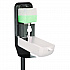 Automatic Foam Hand Sanitizer/Soap Dispenser with Floor Stand, 40 oz, 4.48 x 6 x 45, White (ALP430FS)