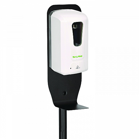 Automatic Foam Hand Sanitizer/Soap Dispenser with Floor Stand, 40 oz, 4.48 x 6 x 45, White (ALP430FS)