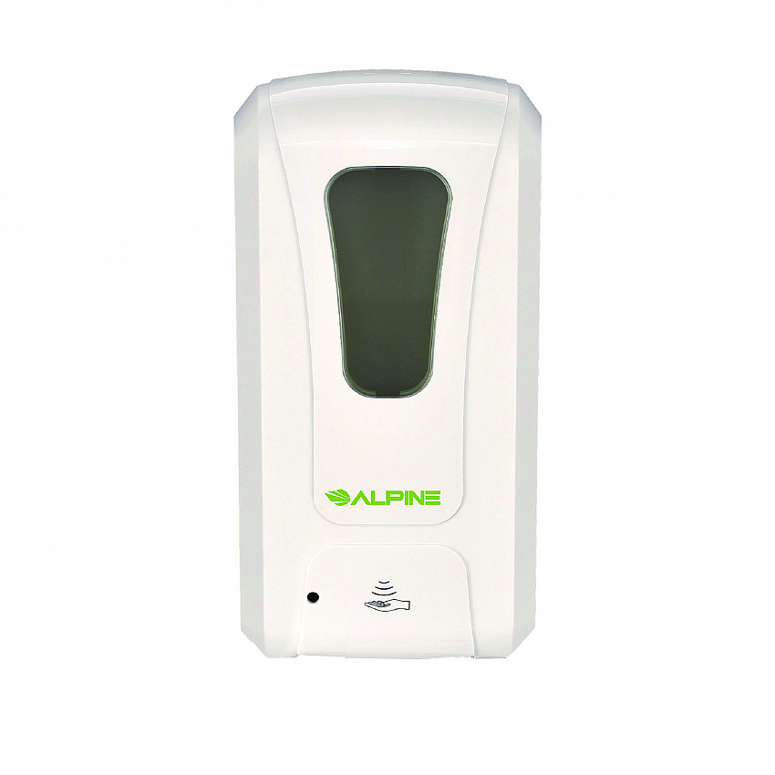 Automatic Foam Hand Sanitizer/Soap Dispenser with Floor Stand, 40 oz, 4.48 x 6 x 45, White (ALP430FS)