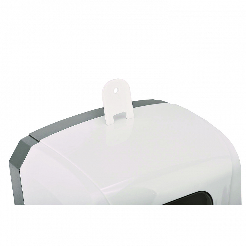 Wall Mount Automatic Gel Hand Sanitizer/Soap Dispenser with Drip Tray, 40 oz, 4.48 x 6 x 18.1, White (ALP430LT)