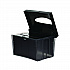 Interfold Table Top Dispenser Napkin Holder, 5.9 x 8 x 6.5, Black (ALP4332)