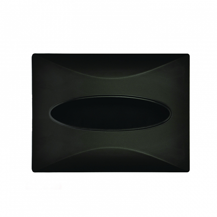 Interfold Table Top Dispenser Napkin Holder, 5.9 x 8 x 6.5, Black (ALP4332)
