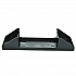 Interfold Table Top Dispenser Napkin Holder with Caddy, 6 x 14.17 x 6.5, Black (ALP4332C)