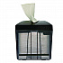 Interfold Table Top Dispenser Napkin Holder with Caddy, 6 x 14.17 x 6.5, Black (ALP4332C)