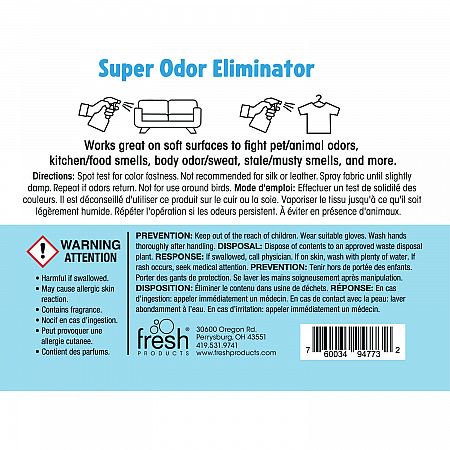 Super Odor Eliminator, 32 oz Spray Bottle, 6/Carton (632SOE)