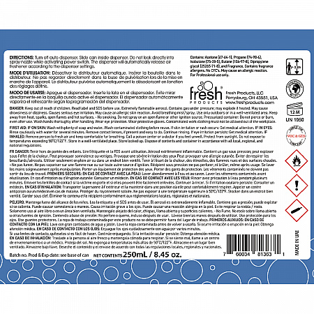 Fusion Metered Aerosols, Linen Fresh, 6.25 oz, 12/Carton (MA12LF)