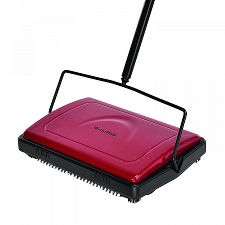 Manual Triple Brush Carpet and Floor Sweeper, 42.5