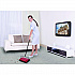 Manual Triple Brush Carpet and Floor Sweeper, 42.5