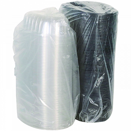 MealMaster Chicken Roaster Base/Lid, 10 x 7.5 x 4, Black/Clear, Plastic, 110/Carton (YCNC600700DZ)