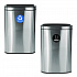 10.5 Gallon Recycle and Trash Station, Brushed Stainless Steel (ALP47040LRT)