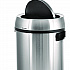 17 Gallon Stainless Steel Commercial Trash Can with Swing Lid (ALP47065L1)