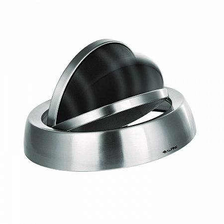 17 Gallon Stainless Steel Commercial Trash Can with Swing Lid (ALP47065L1)