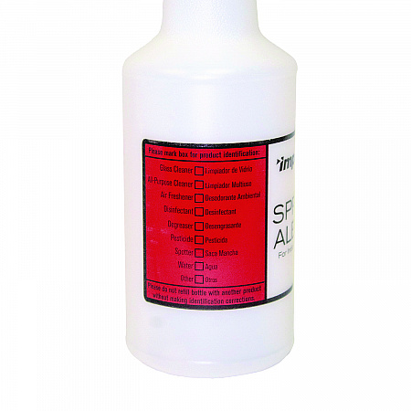 Spray Alert System, 32 oz, Natural with White/White Sprayer, 24/Carton (5032SS)