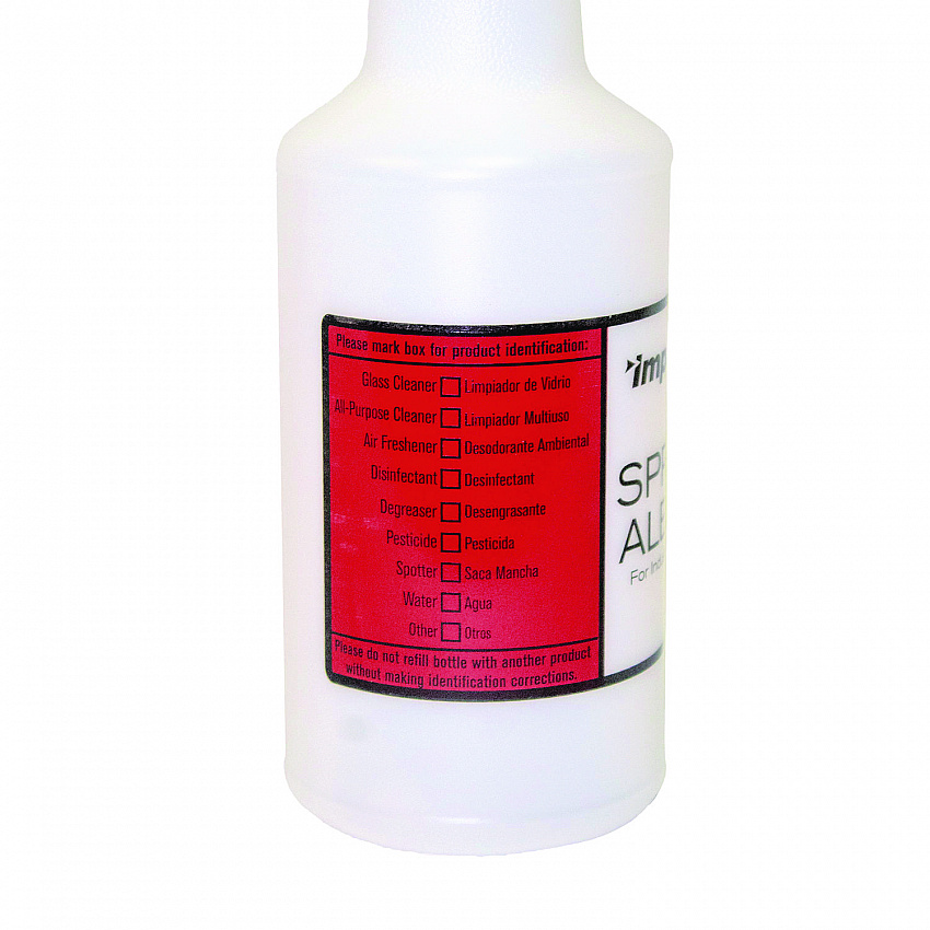 Spray Alert System, 32 oz, Natural with White/White Sprayer, 24/Carton (5032SS)