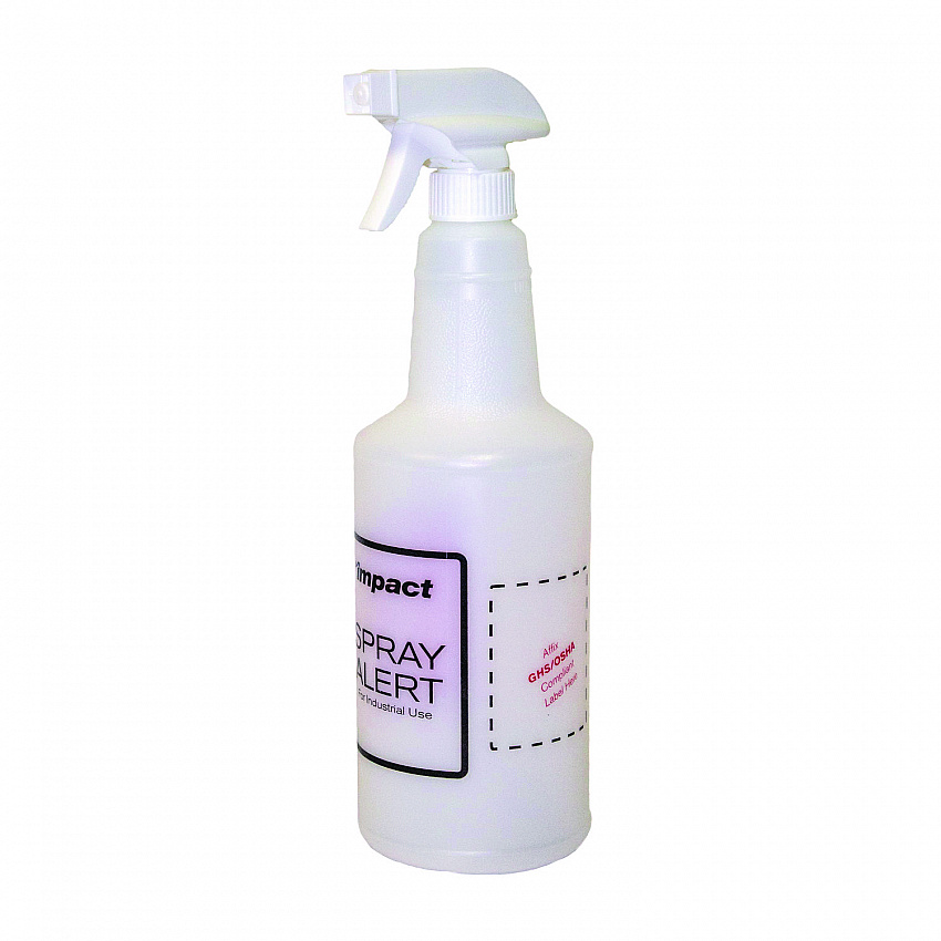 Spray Alert System, 32 oz, Natural with White/White Sprayer, 24/Carton (5032SS)