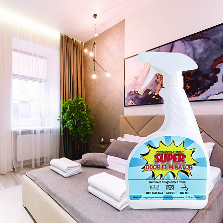 Super Odor Eliminator, 32 oz Spray Bottle, 6/Carton (632SOE)