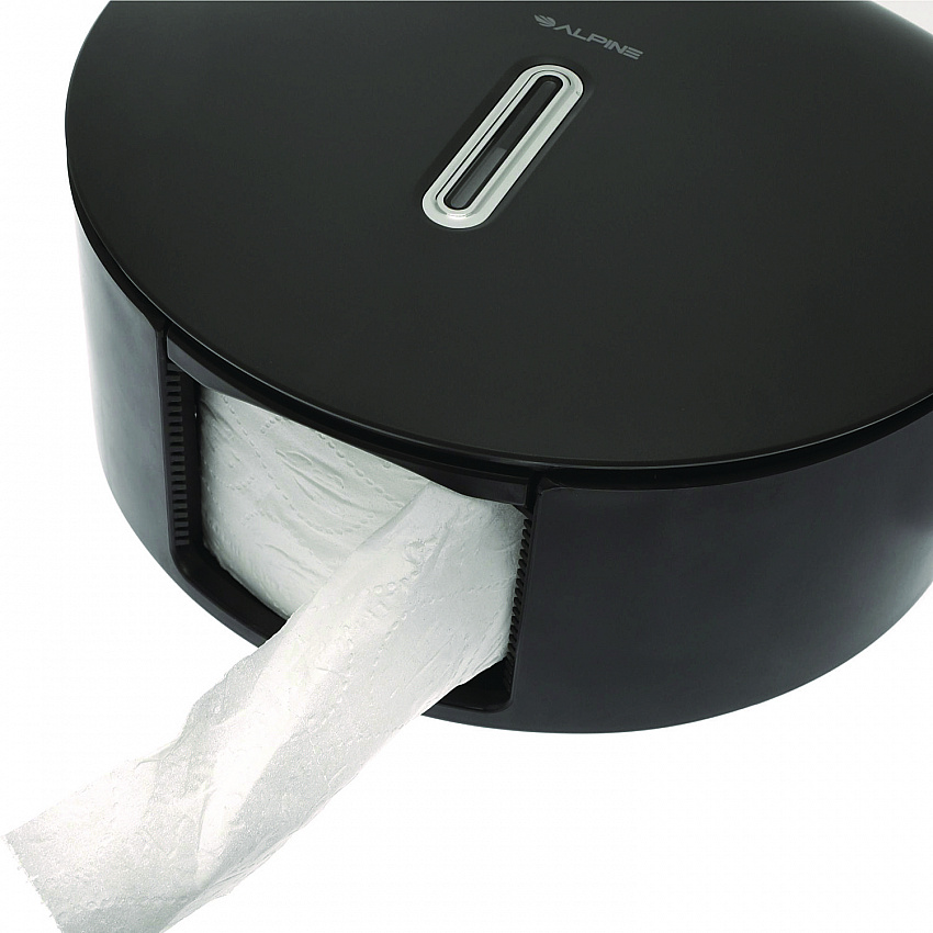 Plastic Single Roll Jumbo Toilet Paper Dispenser, 5.3 x 11.5 x 11.7, Gray (ALP450GRY)