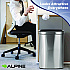 Stainless Steel Rectangular Liner Open Top Trash Can, 10.5 gal, Brushed Stainless Steel (ALP47040L)