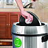 17 Gallon Stainless Steel Indoor Compost Receptacle with Swivel Lid (ALP47065L1CO)