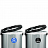 17 Gallon Stainless Steel Indoor Recycling Receptacle and Trash Station Swivel Lids (ALP47065L1RT)