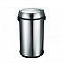 17 Gal Stainless Steel Swivel Trash Can Cover, 15.7 x 15.67 x 15.67, Silver (ALP47065LC)