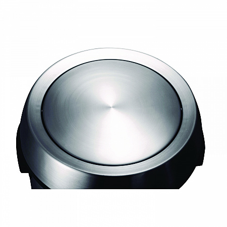 17 Gal Stainless Steel Swivel Trash Can Cover, 15.7 x 15.67 x 15.67, Silver (ALP47065LC)