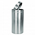 27 Gallon Stainless Steel Commercial Indoor Trash Can, Brushed Stainless Steel (ALP47527)
