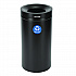 27 Gallon Stainless Steel Recycling Can, Black (ALP47527BLKR)