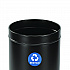 27 Gallon Stainless Steel Recycling Can, Black (ALP47527BLKR)