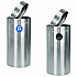 27 Gallon Stainless Steel Recycling Can and Trash Receptacle, Brushed Stainless Steel (ALP47527RT)