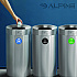 27 Gallon Stainless Steel Compost Bin, Recycling Can and Trash Receptacle, Brushed Stainless Steel (ALP47527RTCO)