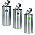 27 Gallon Stainless Steel Compost Bin, Recycling Can and Trash Receptacle, Brushed Stainless Steel (ALP47527RTCO)