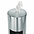 Stainless Steel 7 Gal Trash Can with Gym Disinfecting Wipes Dispenser (ALP4777)